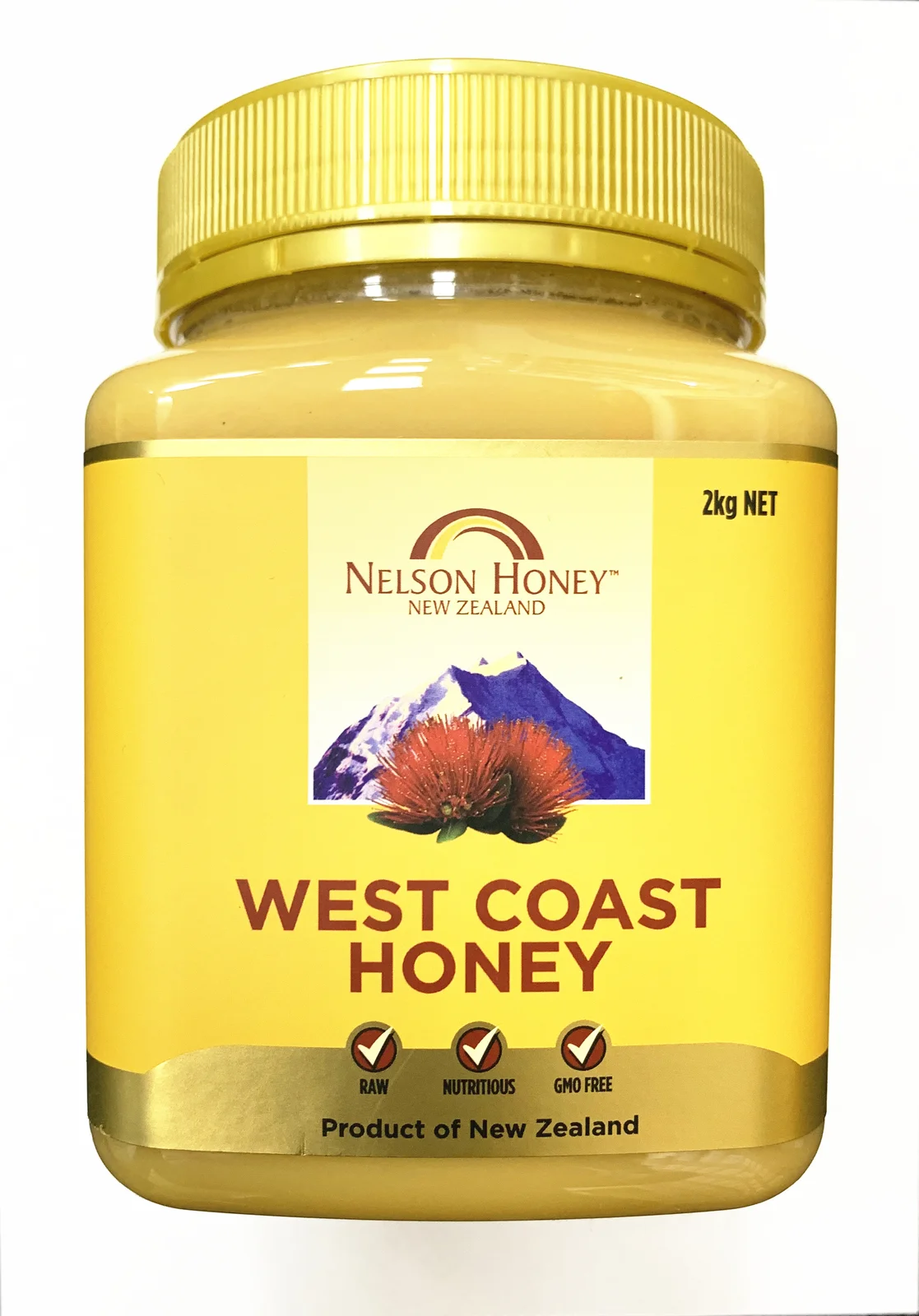 Nelson Honey West Coast Honey 2kg 西海岸百花蜂蜜【保质期2031/05】